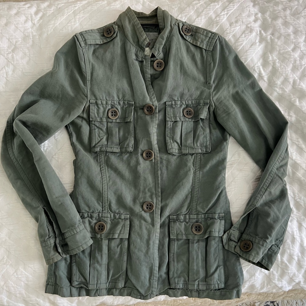 Hartford Olive Utility Jacket
